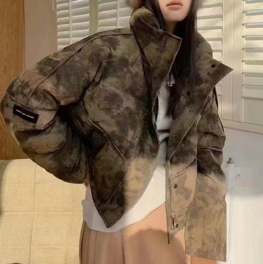 2カラー展開 韓国ストリート 韓国デザイン トレンド ナチュラル ダウンジャケット mry001240