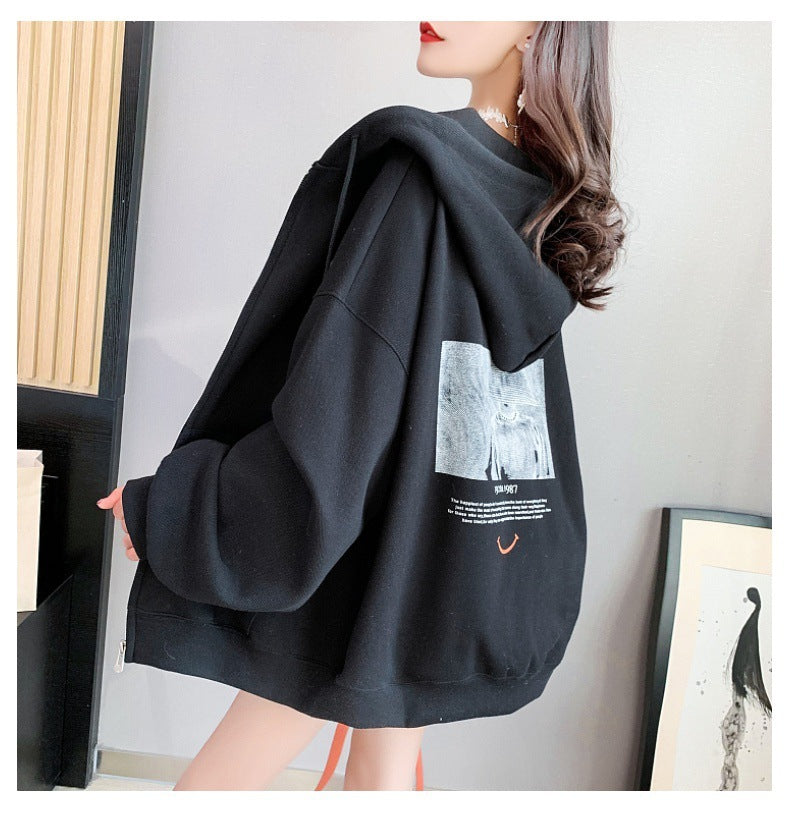 【送料無料】ロゴ ジッパー 2023春 パーカー 韓国カジュアル 韓国ガーリー mry000596