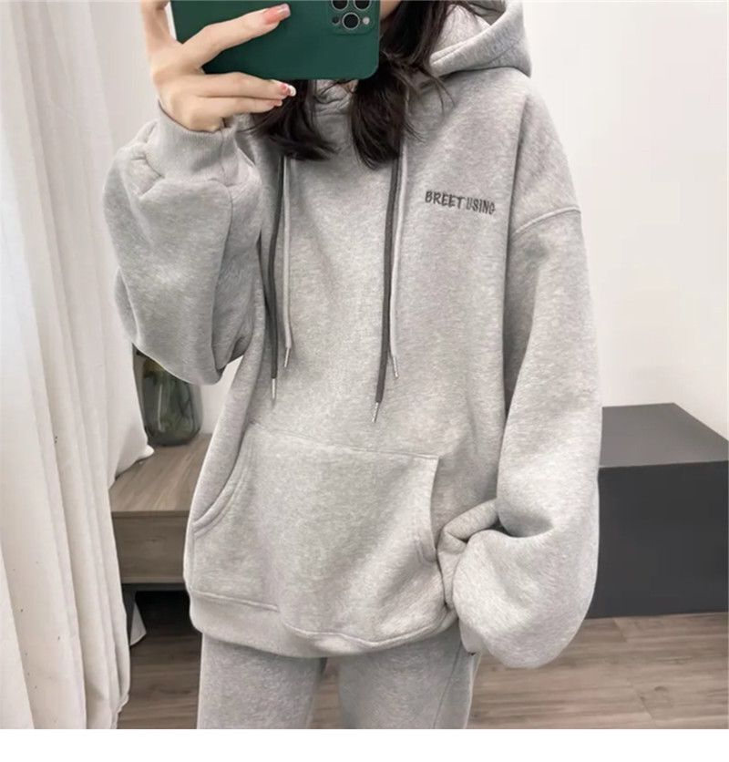 【送料無料】フード付き パーカー 3カラー 裏起毛 韓国カジュアル 韓国ストリート mry000551