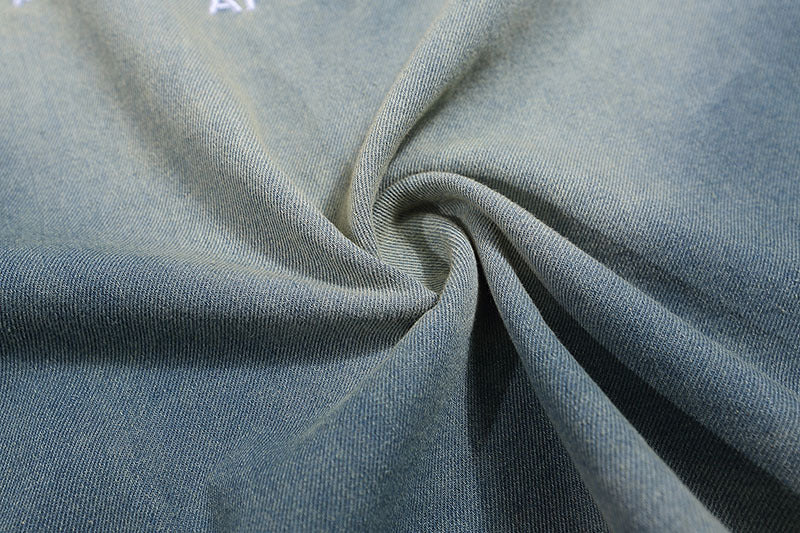 Denim Smoke Effect T-shirt mry001657