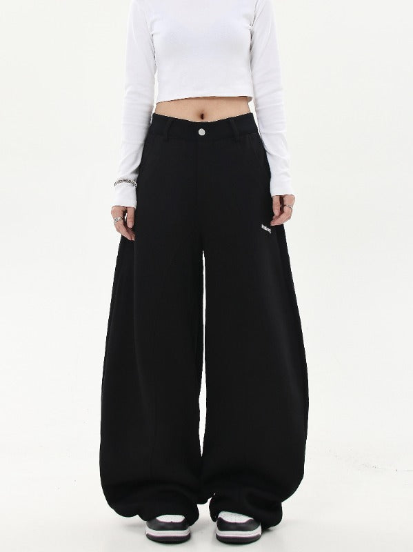 【YURU:FIT】Belt Loop Loose Fit Sweatpants mry001866