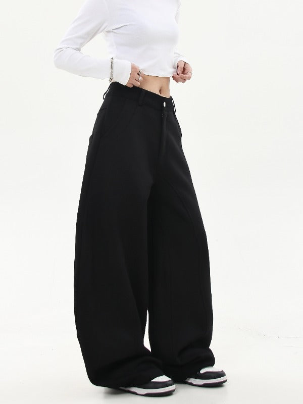 【YURU:FIT】Belt Loop Loose Fit Sweatpants mry001866
