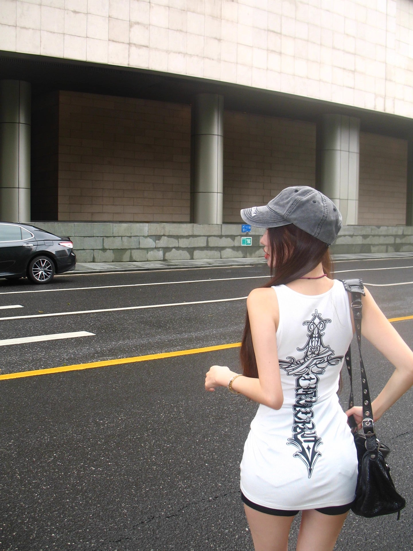 【トップス/2color】クロスフィットロングタンクトップ mry001722