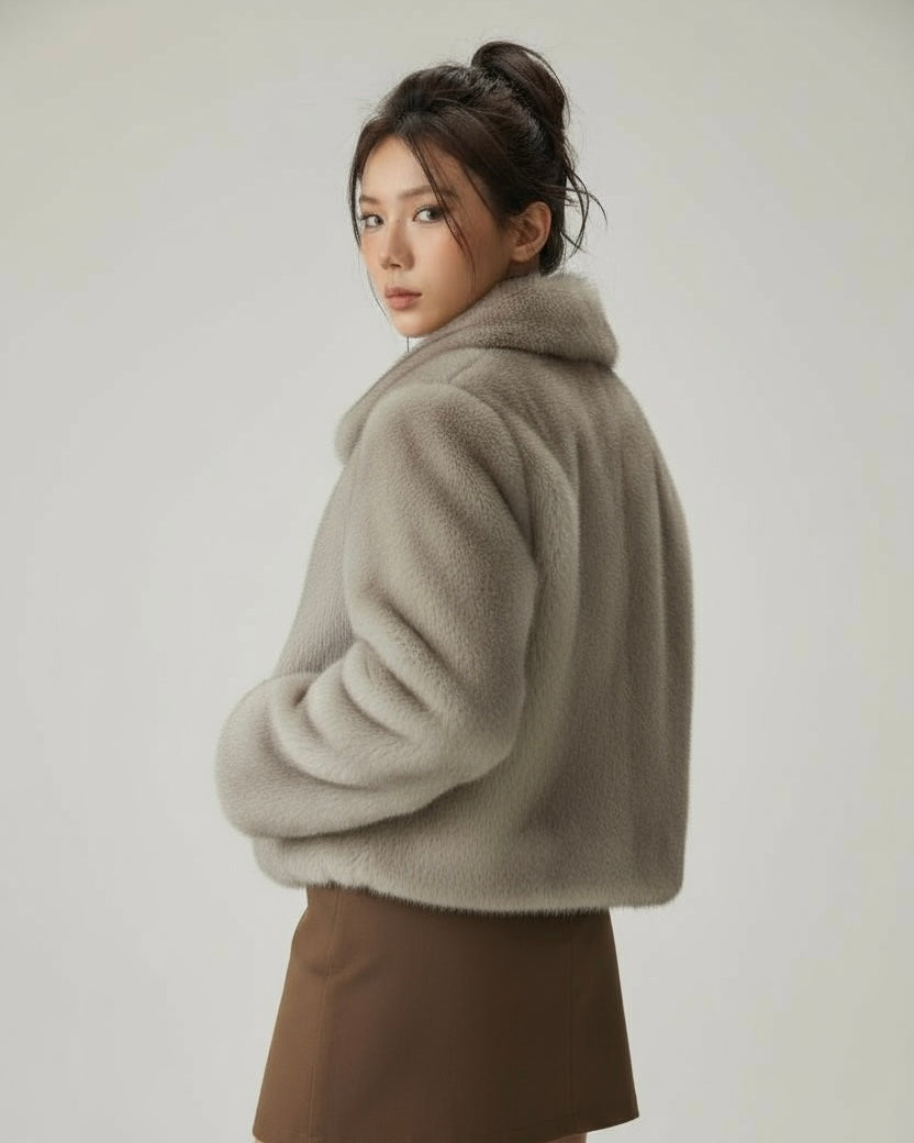 ※残りわずか『評価★4.8以上/SNS大人気アイテム💎』Faux Fur Jacket mry001785