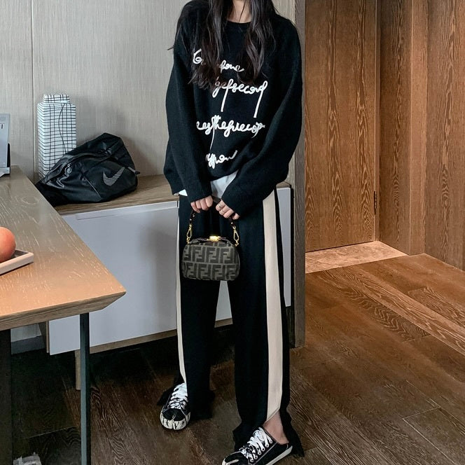 刺繍ルーズニット mry000463