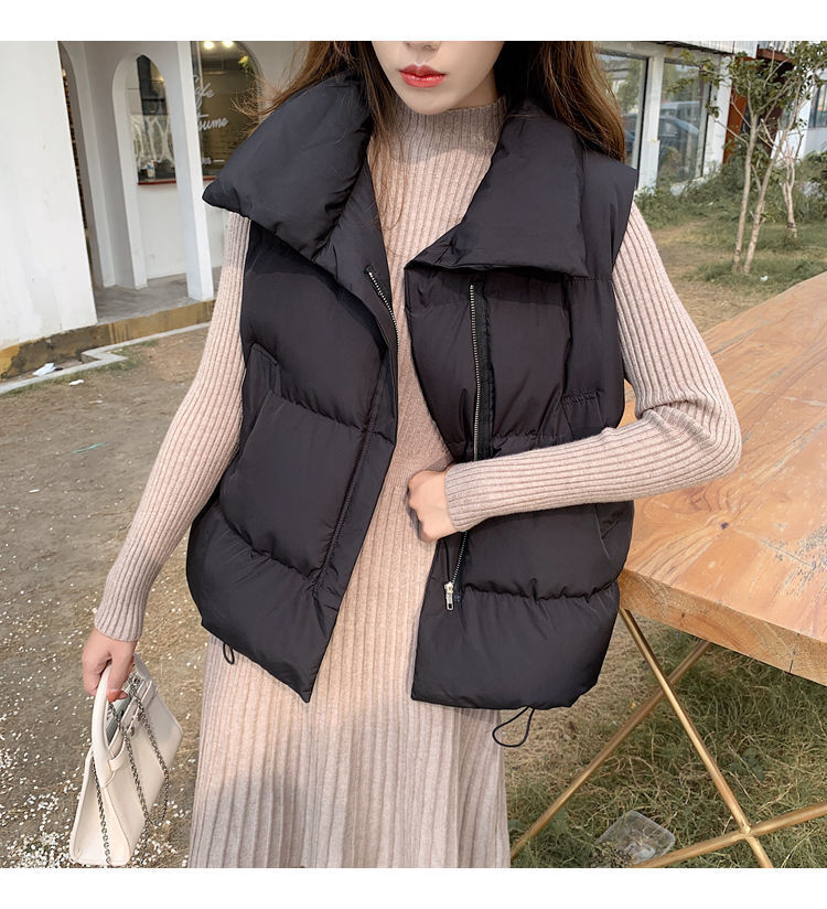 【送料無料】ダウン ベスト ジャケット 韓国カジュアル 韓国ガーリー 春・秋 mry000552