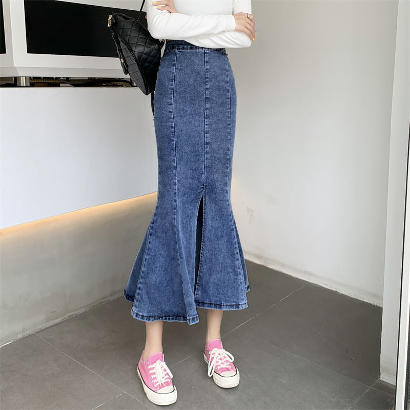 デニム マーメイドスカート mry000395