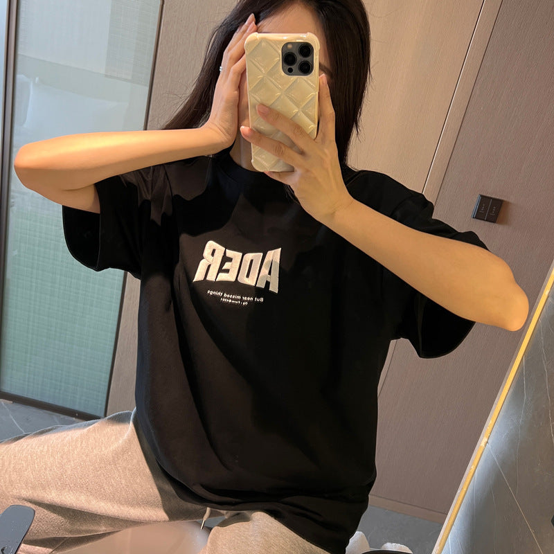 フォント刺繍 Tシャツ mry000011