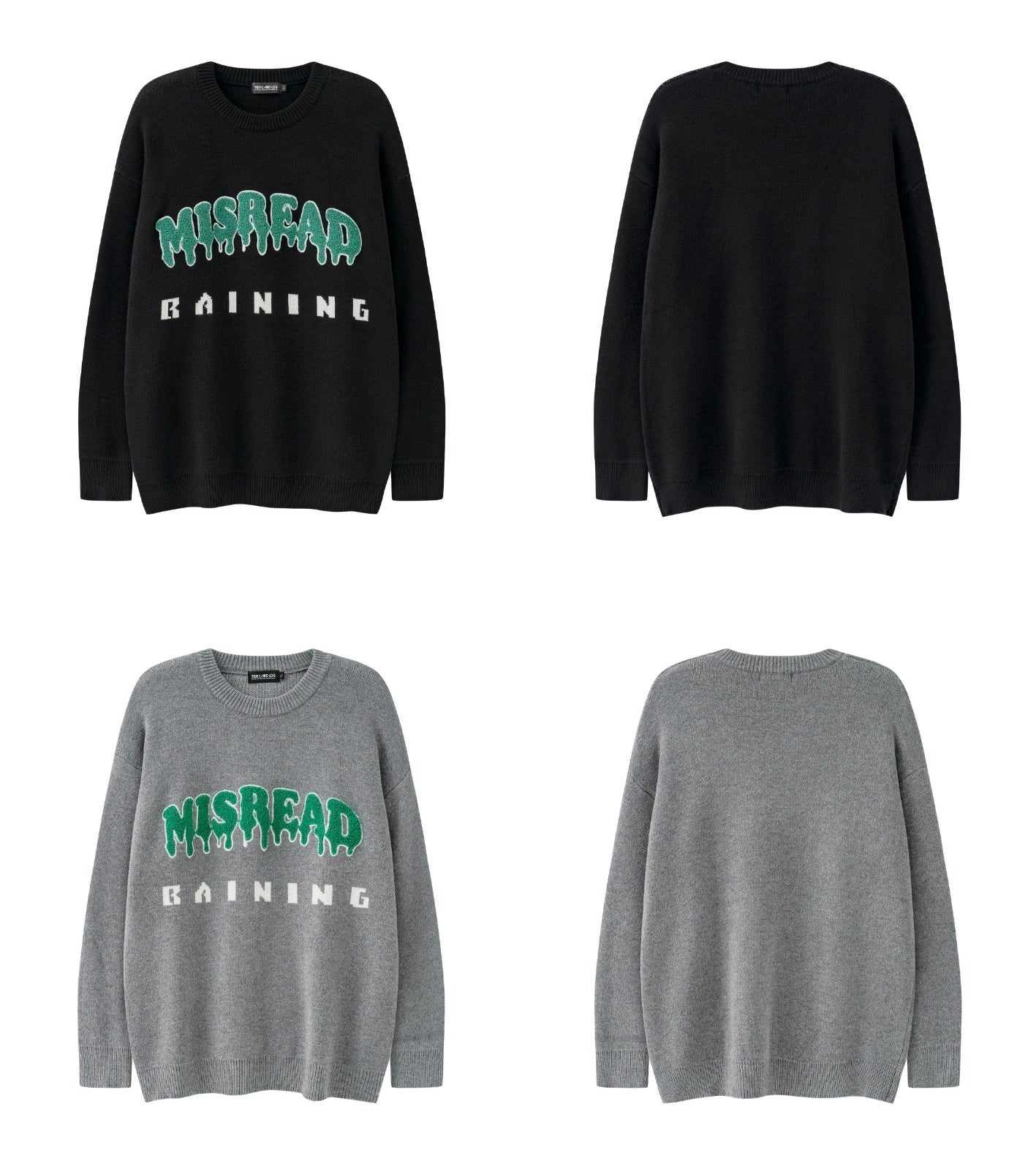 【残りわずか】MISREAD RAINING Oversized Knit Sweater mry001624