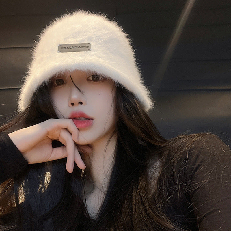 【Carina】2カラー展開 韓国デザイン ニット バケットハット 韓国カジュアル 韓国ガーリー mry001019