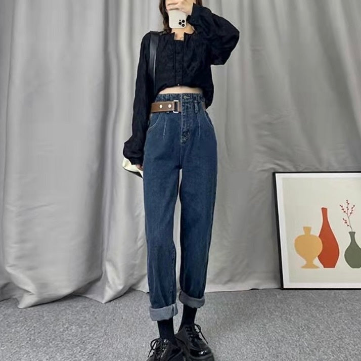 デザイン ハイウエストジーンズ mry000466