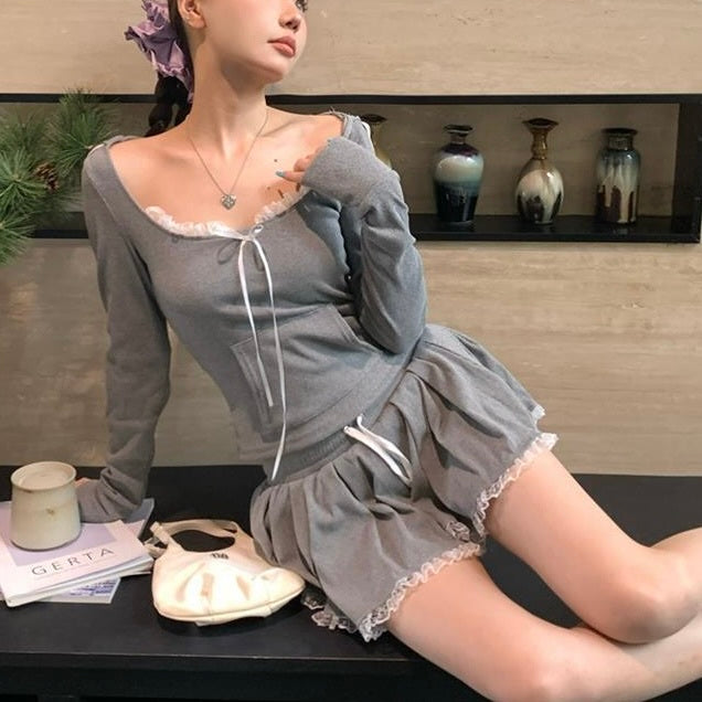 ヨーロッパ 韓国デザイン 韓国カジュアル セットアップ mry001102