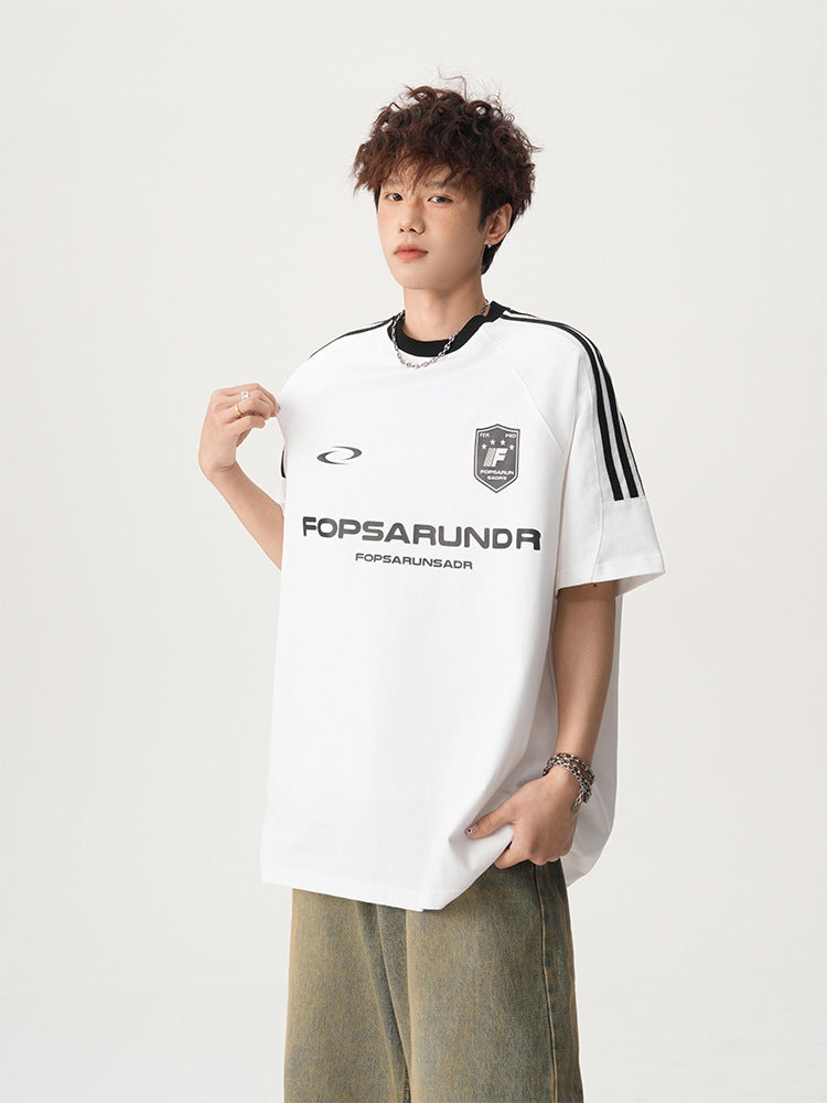 【3color】Fopsarundr Varsity Stripe Jersey T-Shirt mry001710