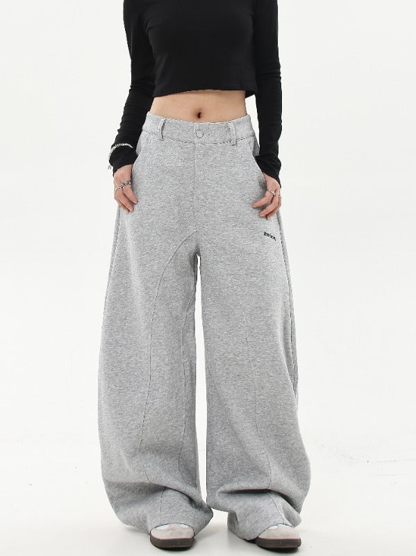 【YURU:FIT】Belt Loop Loose Fit Sweatpants mry001866