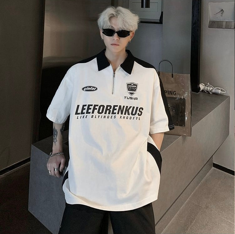 【2color】Monochrome Game T-Shirt mry001682