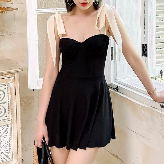 【送料無料】2023SS 韓国ワンピース スイムウェア スリムデザイン mry000714