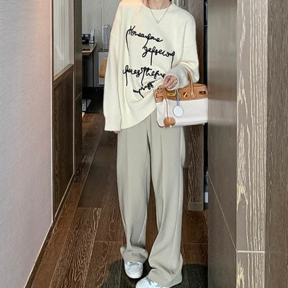 刺繍ルーズニット mry000463