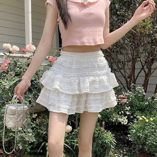 【Taéf】フリルスカート mry001546