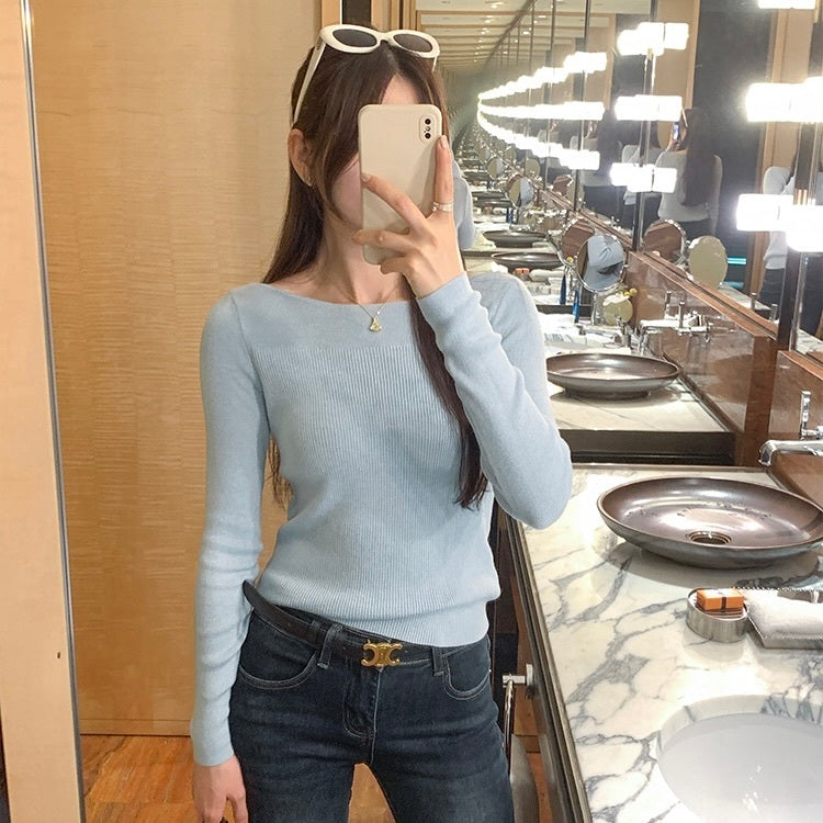 3カラー展開 韓国カジュアル 韓国デザイン シンプル 無地 トップス mry001120