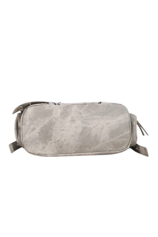 Belted Zip Shoulder Bag mry002258