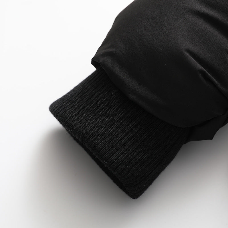 Warm High-Neck Short Puffer Jacket mry001980