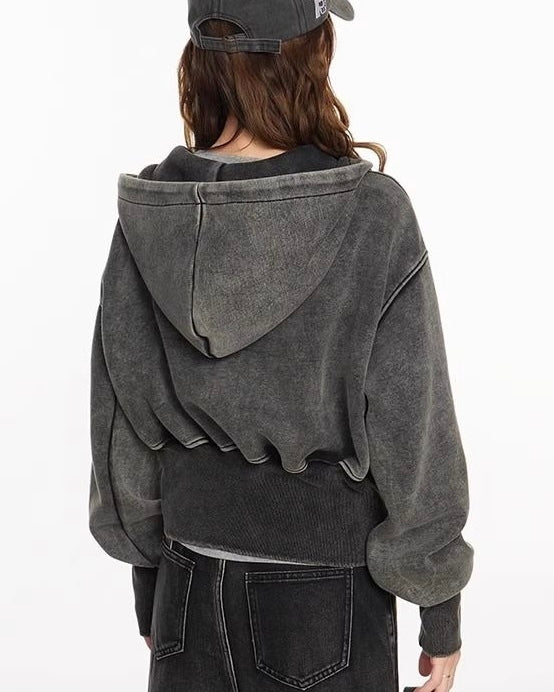 【大人気No.1 パーカー / 2color 】スリムウエストパーカー mry001411