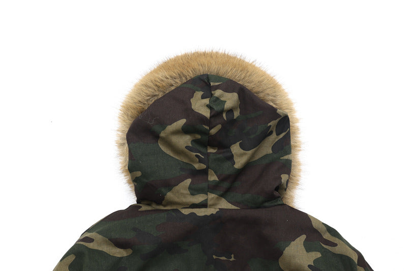 【評価★4.8以上/2color】Venom Thrill Camo Fur Hood Jacket mry001937