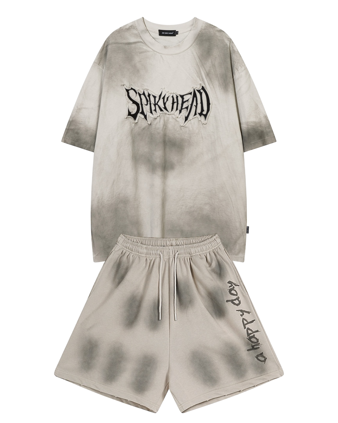 《レビュー高評価4.9💬✨》 2color 大バズりUNISEX FADE GRAPHIC SET-UP mry001756