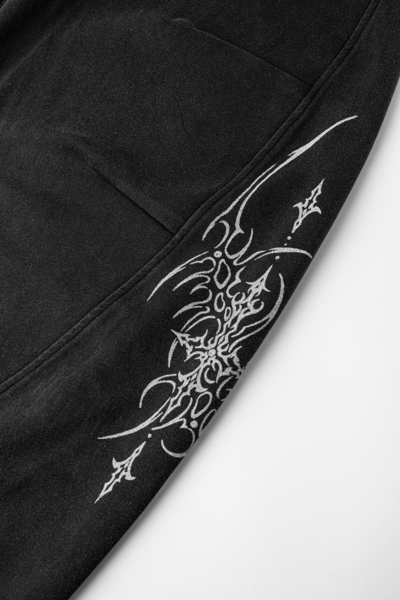 Tribal Tree Graphic Sweatpants mry001847