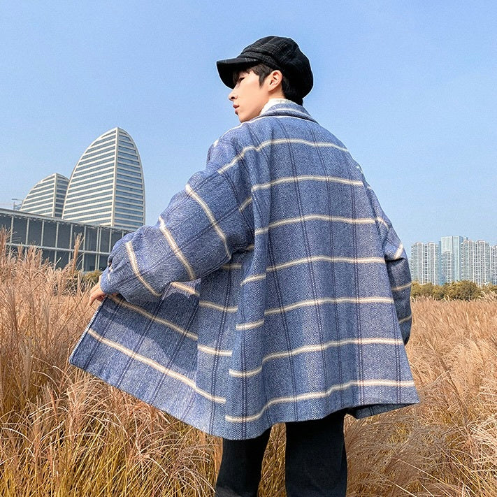 3カラー展開 アメリカン 韓国ストリート 韓国カジュアル コート mry001269