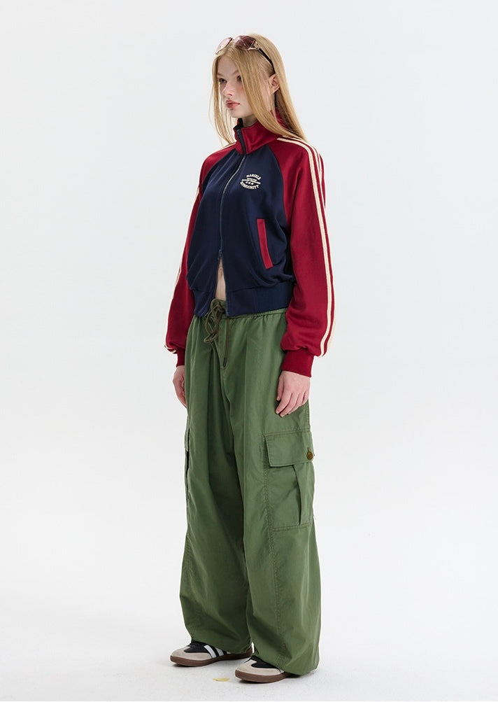 【2color】Elite Striped Track Jacket mry001642