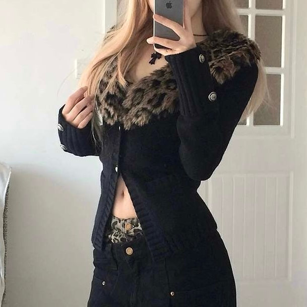 【Orchid】レオパード柄カーディガン mry001509