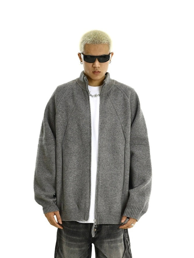 【2color】Tech Noir Knit Jacket mry001636
