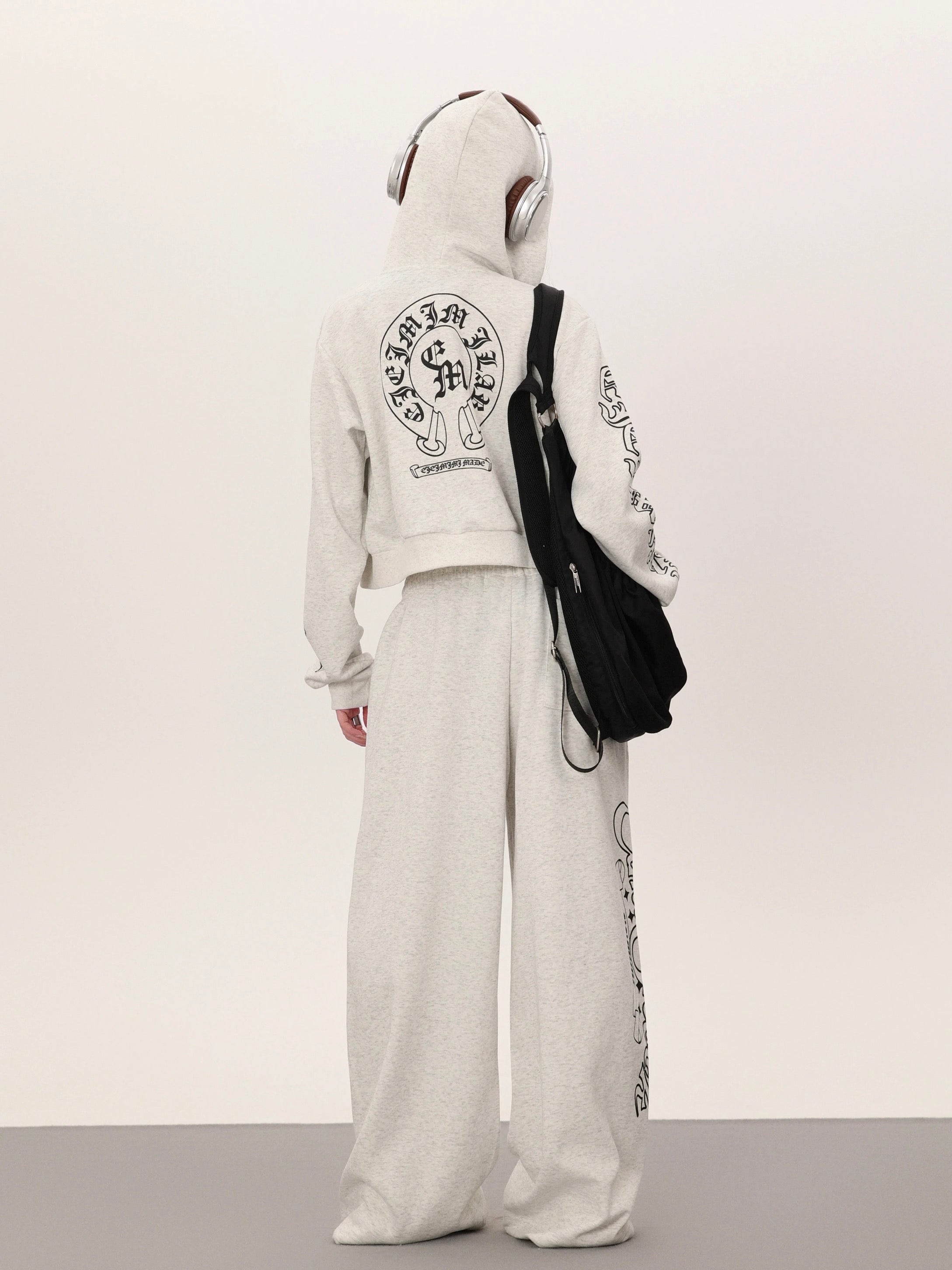 【Set-Up】Pastel Gothic Print Street Set-Up mry001889