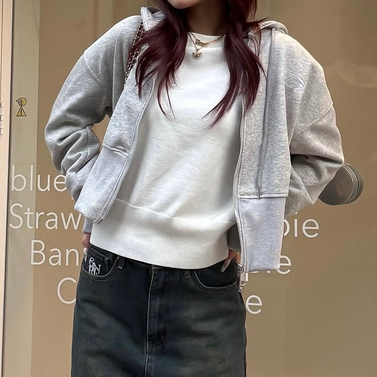 【大人気No.1 パーカー / 2color 】スリムウエストパーカー mry001411