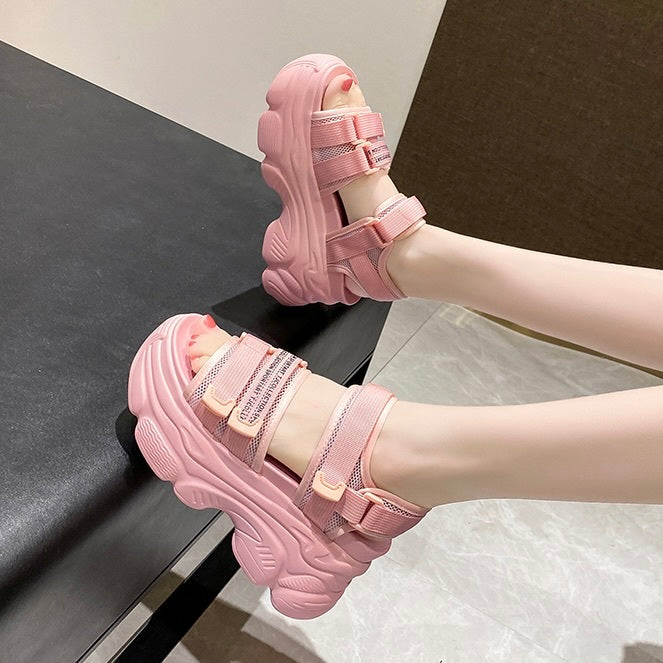 厚底 ボリュームソール スポーツサンダル mry000196