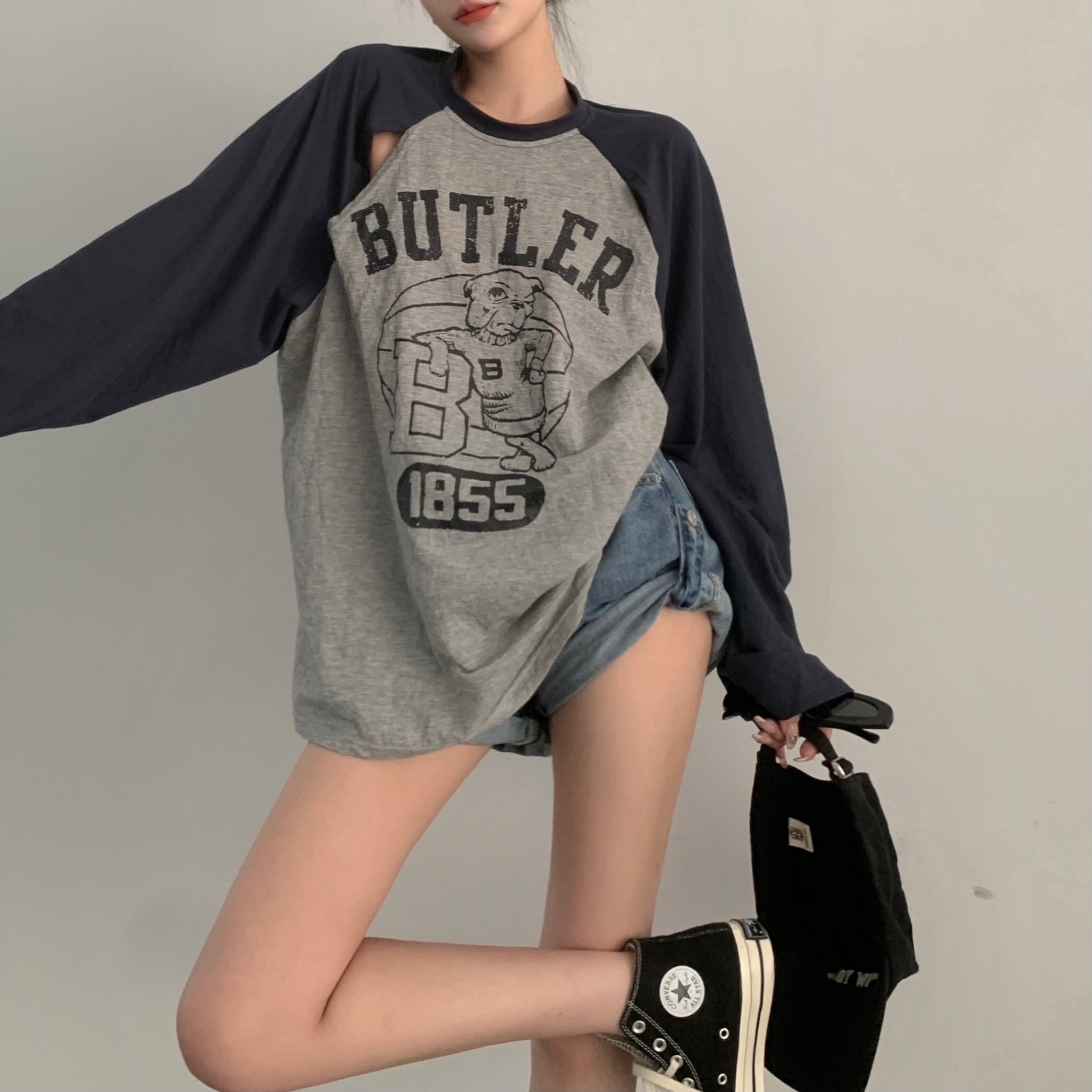 香港スタイル ホットガール カジュアルシャツ mry000112