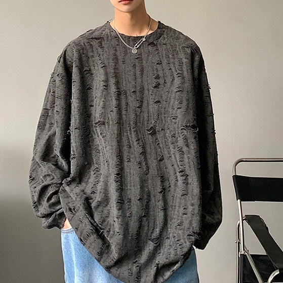 2カラー展開 韓国ストリート 韓国デザイン 韓国カジュアル トレンド 長袖シャツ mry001335