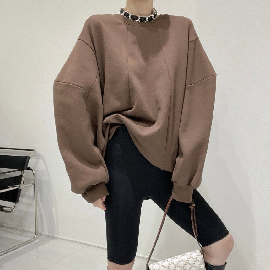 オーバーサイズ スウェット 韓国カジュアル mry000354