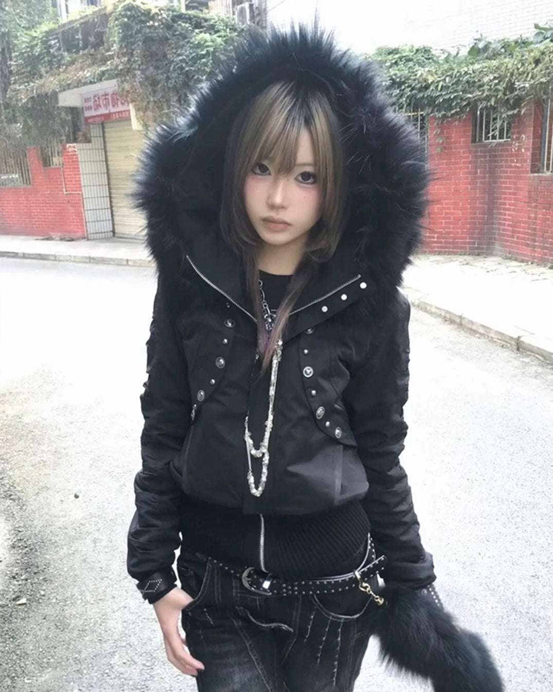 Fur Trim Puffer Jacket mry002074