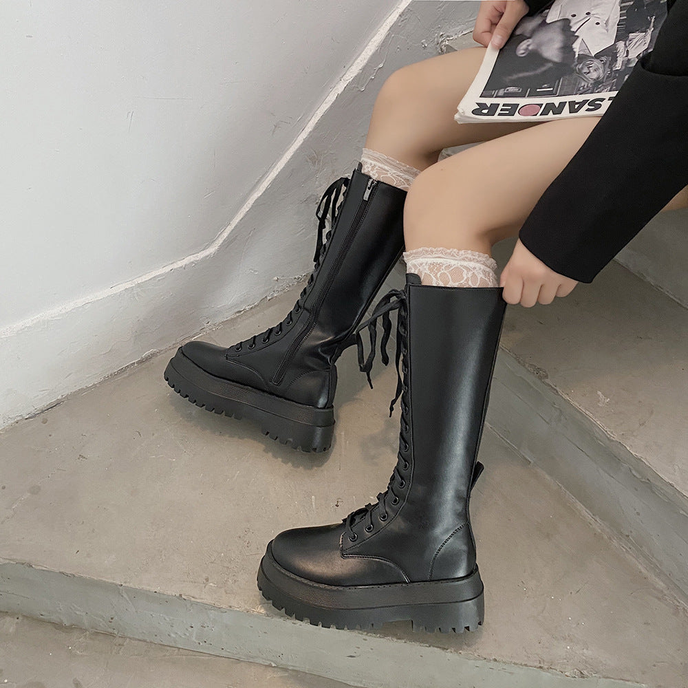 厚底 ミドルブーツ mry000277