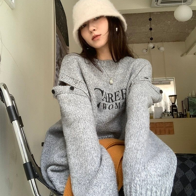 オープンスリーブ オーバーセーター mry000474