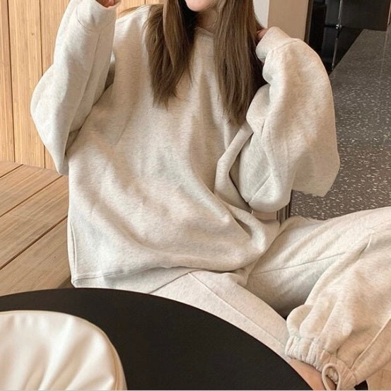 【Plaisir】2カラー展開 セットアップ パーカー パンツ mry001530