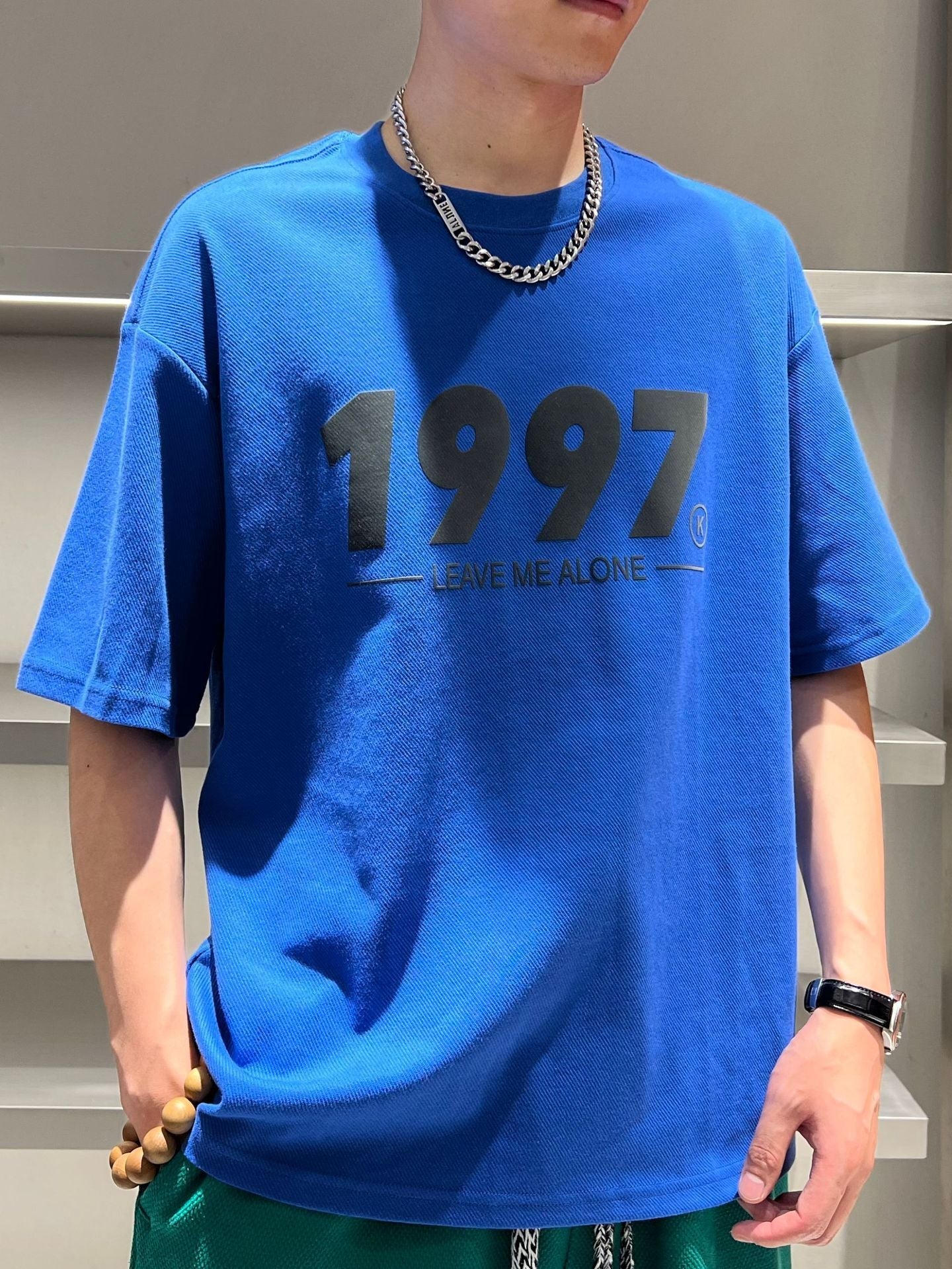 【送料無料】4カラー展開 高品質 シンプル レター デザイン 半袖 Tシャツ ユニセックス mry000674