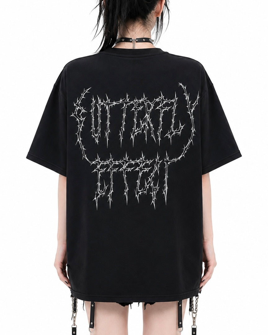 【新作】ゴシッククロス オーバーサイズTシャツ mry002589