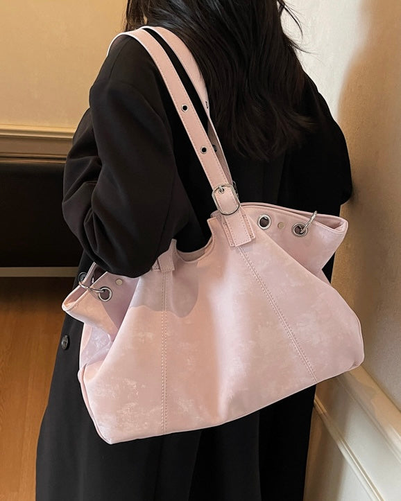 Soft Washed Leather Tote Bag mry002264