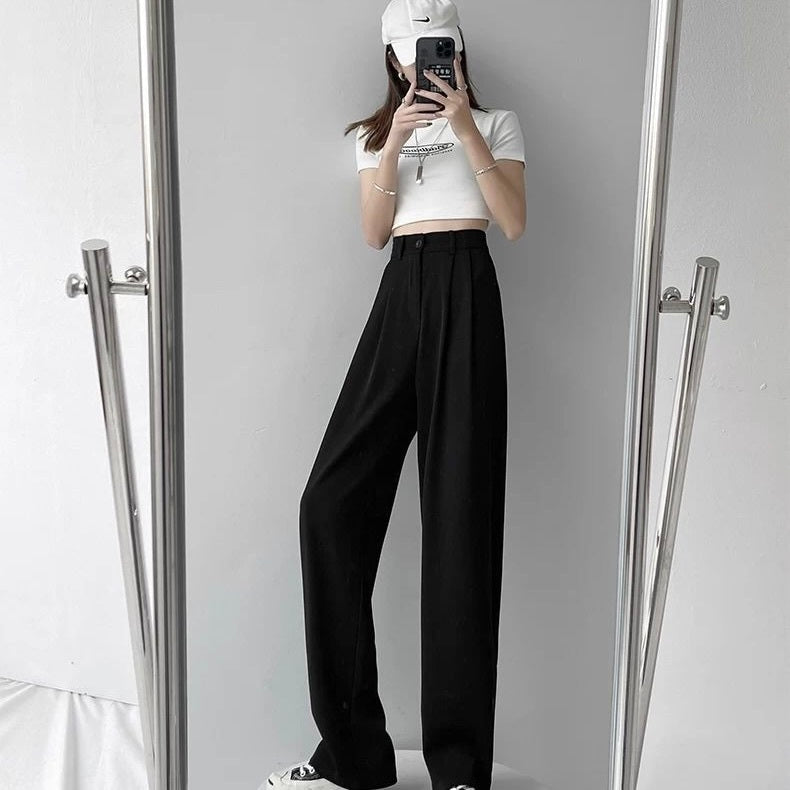 ハイウエスト スラックス 高品質 mry000394