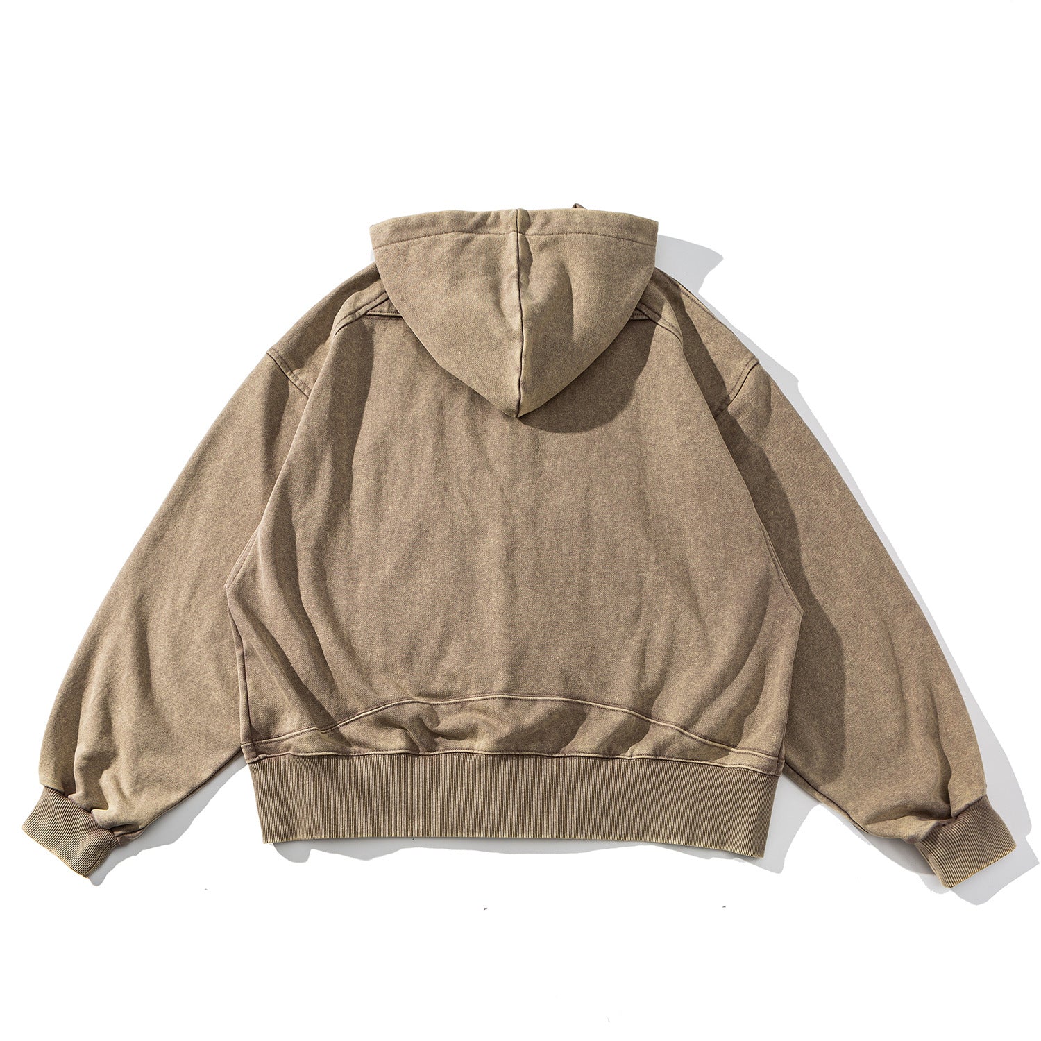 【評価★4.8以上/高品質】Vintage Wash Zip Hoodie mry001799