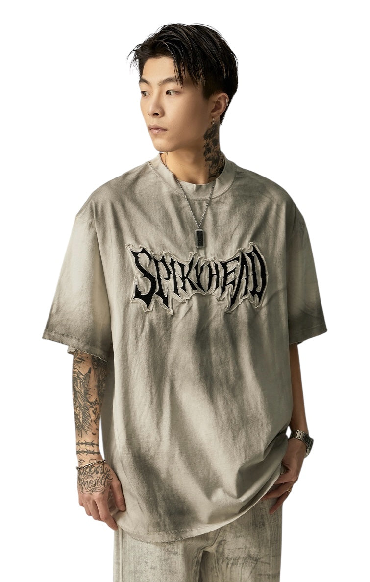 《数量限定価格🔥⚡️》2colorSPIKY HEAD Shadow Fade T-Shirt mry001677