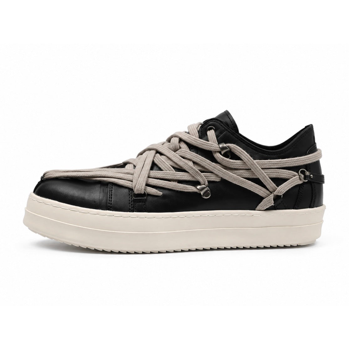 【再入荷】クロスレース厚底スニーカー(4.0cm UP) mry002430